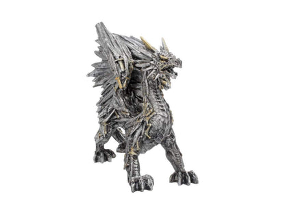 Swordwing Silver Dragon Sword Blade Figurine Small 20.5cm 4