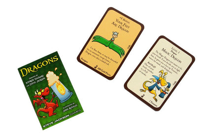 Steve Jackson Games Munchkin Dragons Card Game (Mini-Expansion) | 15 Cards | Adult, Kids, & Family Game | Fantasy Adventure Roleplaying Game | Ages 10+ | 3-6 Players | Avg Play Time 120 Min | from 3