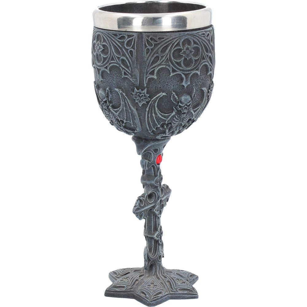 Vampires Goblet Gothic Horror Bat Wine Glass 18.8cm