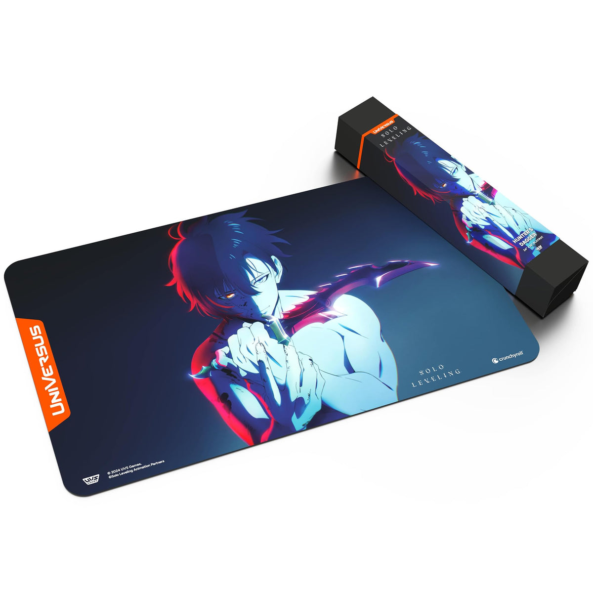 UniVersus: Solo Leveling: Hunter's Dagger Playmat - 24 x 14 Neoprene Mat, Non-Slip Back, Tabletop Card Game Accessory, UVS Games, Officially Licensed 5