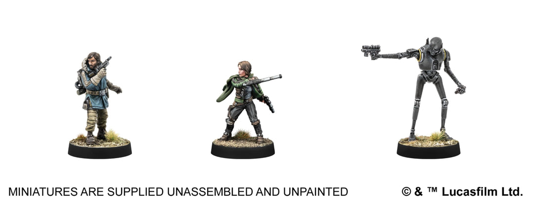Star Wars: Legion - Cassian Andor & Jyn Erso & K-2SO 3