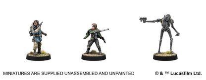 Star Wars Legion Cassian Andor and Jyn Erso and K 2SO Board Game by Atomic Mass 3