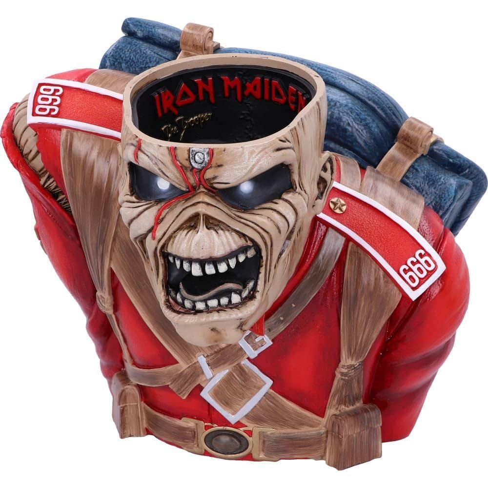 Iron Maiden The Trooper Bust Box 26.5cm Officially Licensed