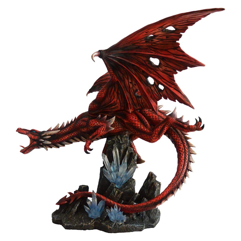 Fraeners Wrath Large Red Dragon Figurine Fraeners 52cm