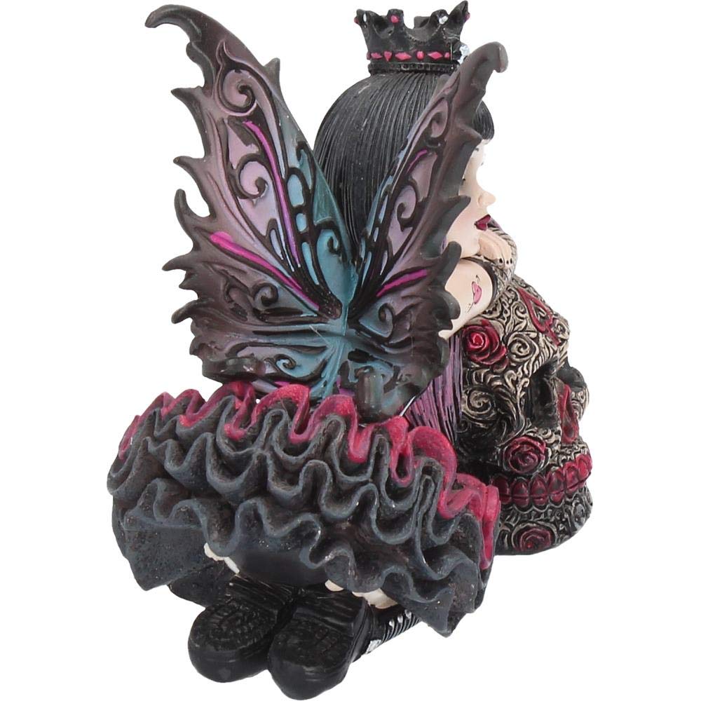 Little Shadows Lolita Figurine Gothic Fairy and Sugar Skull Ornament 12cm
