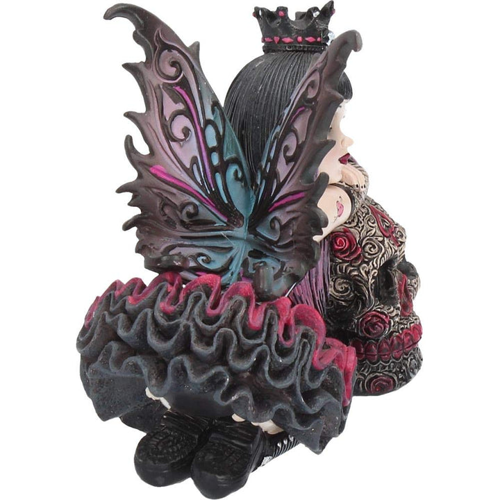 Little Shadows Lolita Figurine Gothic Fairy and Sugar Skull Ornament 12cm