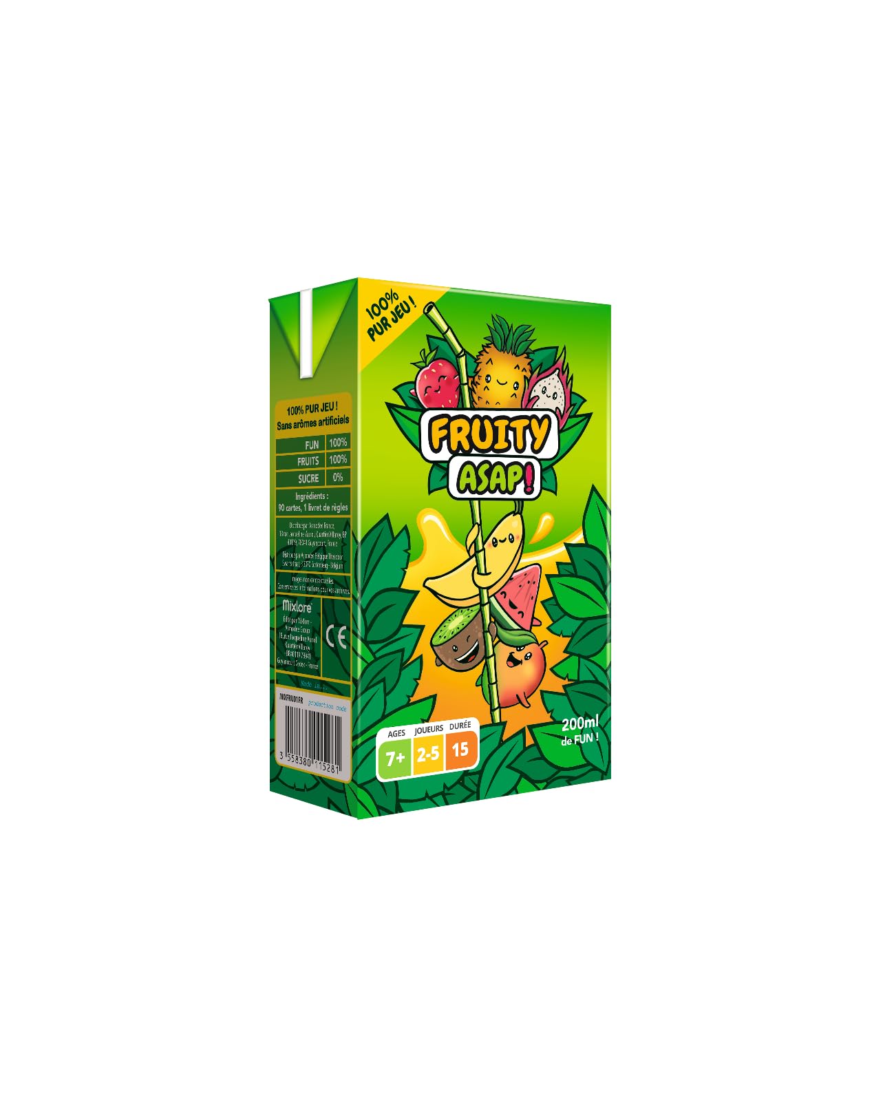 Mixlore | Fruit ASAP | Party Card Game | Ages 7+ | 2-5 Players | 15+ Minutes Playing Time 1
