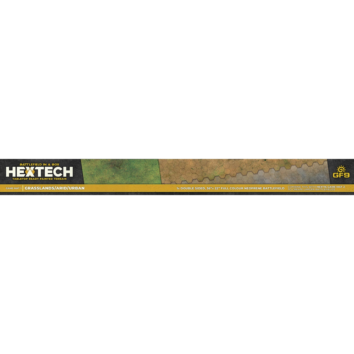 Game Mat 1 - Grasslands/Arid/Urban: Hextech 6