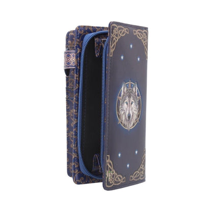 Lisa Parker Wild One Wolf Embossed Purse Wallet LP 18.5cm 5