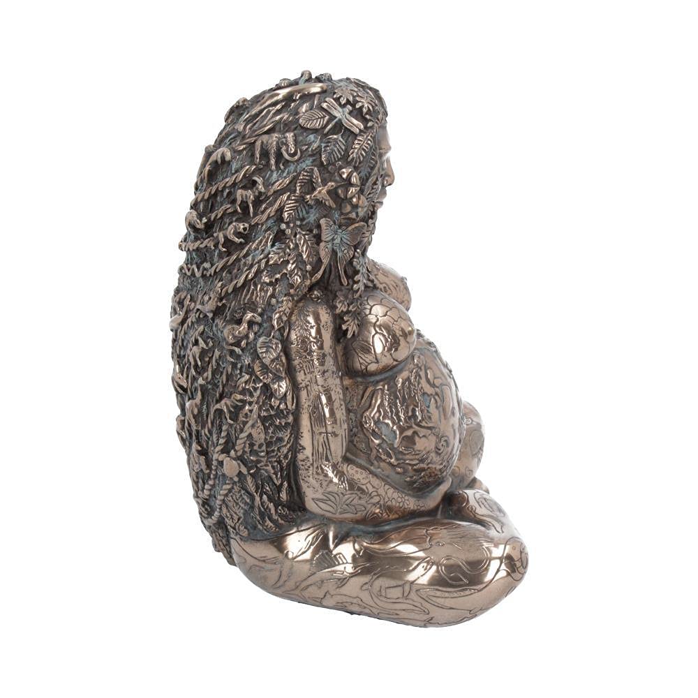 Mother Earth Bronze Finished Gaia Figure by Oberon Zell 17.5cm 5