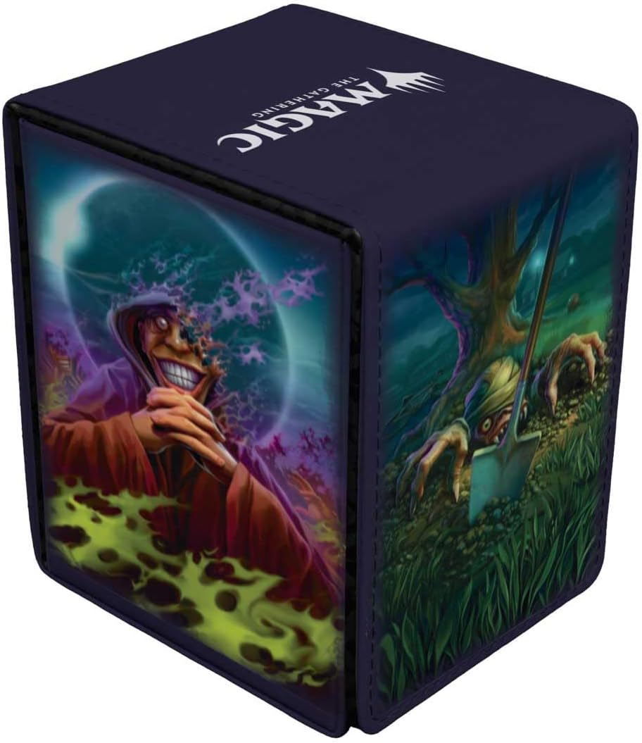 Magic The Gathering Duskmourn Alcove Flip Deck Box Exhume Crypt Ghast