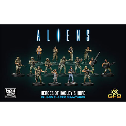 Aliens Heroes of Hadleys Hope Miniature Models Gale Force Nine Set 6