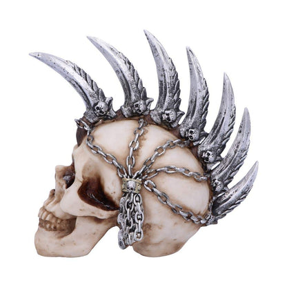 Chain Blade Mohican Mohawk Knife Skull Ornament 17.5cm 3