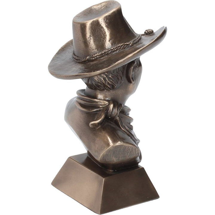 Bronze John Wayne Bust Small 18cm Captain Jake Cutter Comancheros Figurine