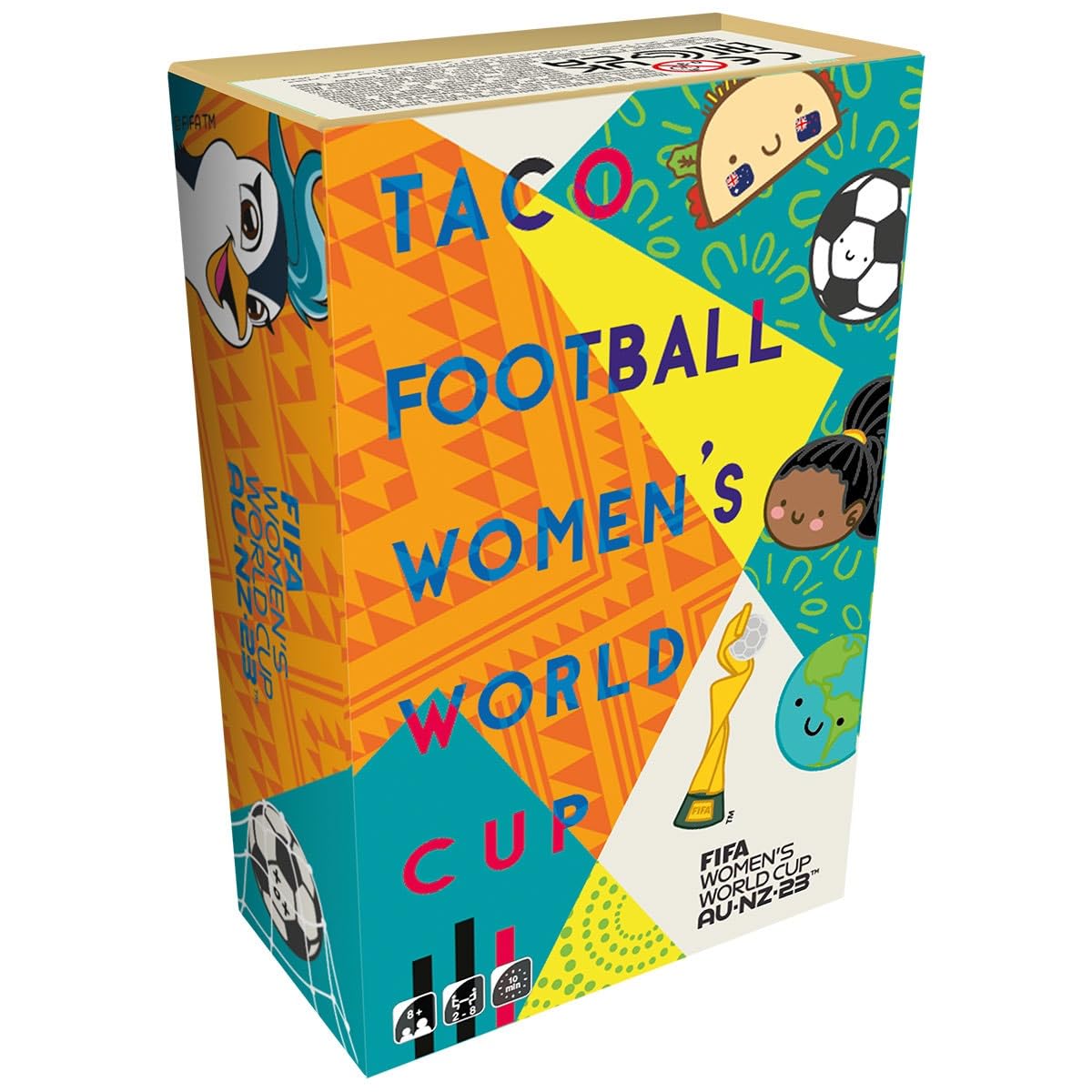 Blue Orange | Taco Football Woman World Cup | Card Game | Ages 8 plus | 2-8 Players | 10 Minutes Playing Time 1