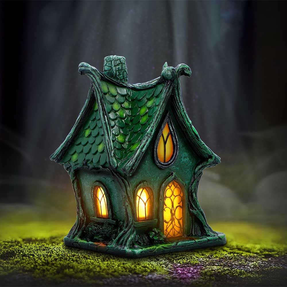 Evergreen Lodge Light Up Fairy House 17cm