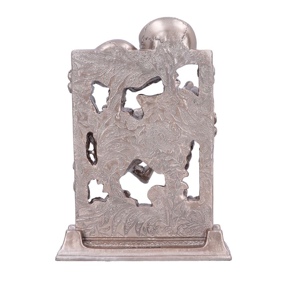 The Lovers Bronze Gothic Skeleton Ornament 20.5cm