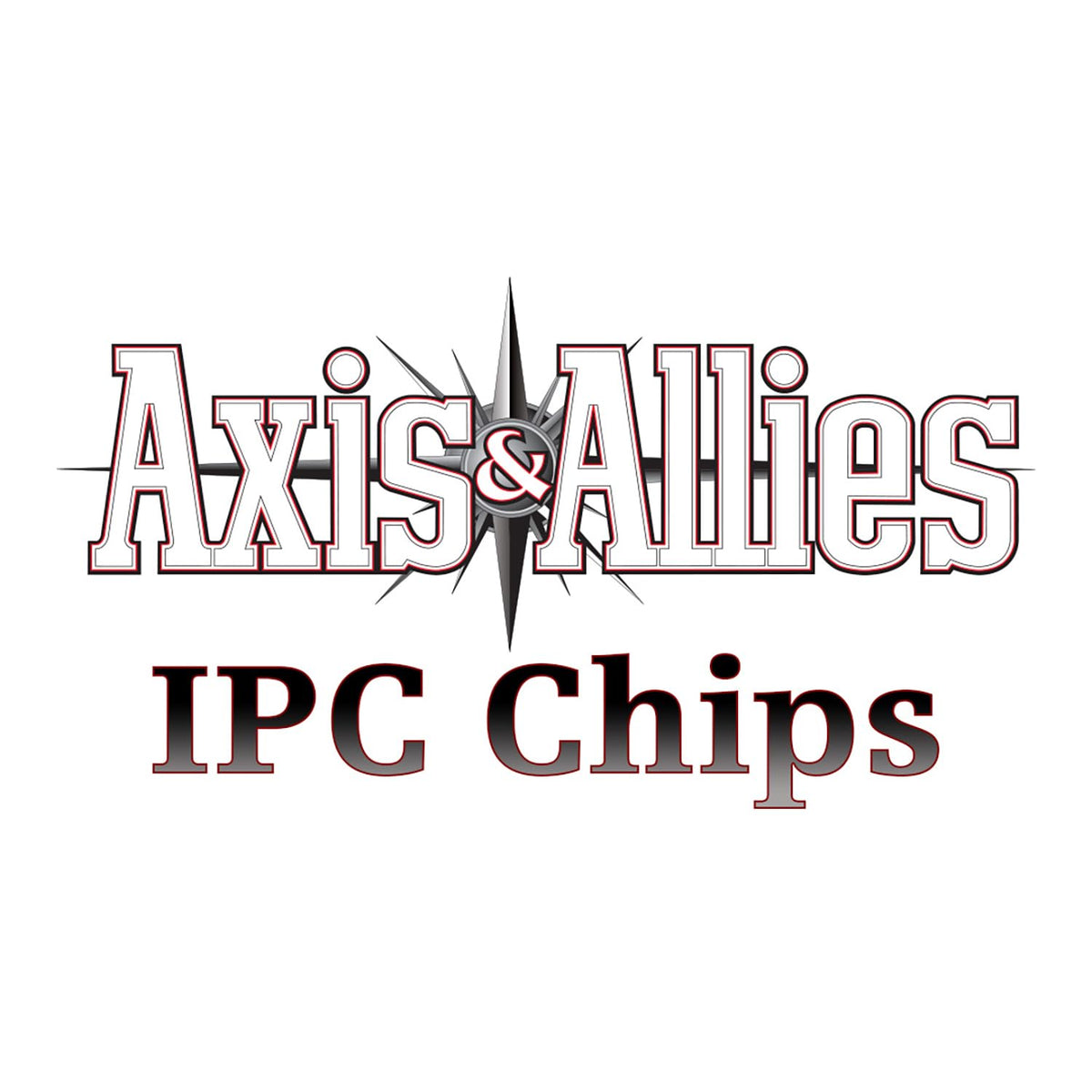 Renegade Games Studio: Axis & Allies: IPC Chips - 75 Weighted Chips, 1-5-10 Denominations, Plastic Storage Tray, Strategy Board Game Accessory Upgrade 3