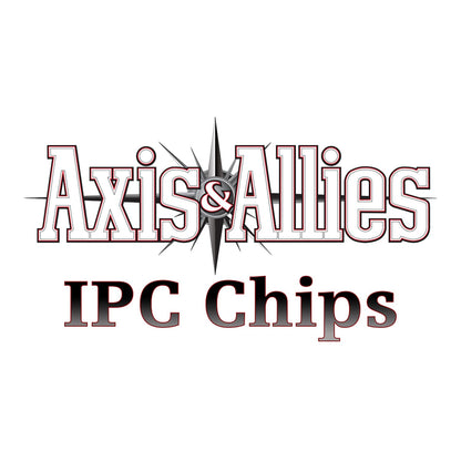 Renegade Games Studio: Axis & Allies: IPC Chips - 75 Weighted Chips, 1-5-10 Denominations, Plastic Storage Tray, Strategy Board Game Accessory Upgrade 3