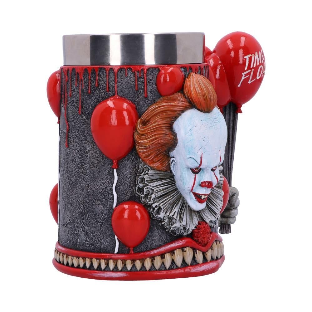 IT Time to Float Tankard 15.5cm Horror Clown Cup 2