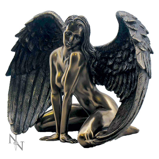 Angels Passion Figurine Bronze Naked Angel Ornament 17.5cm 2