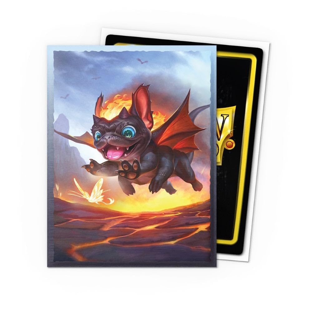 Dragon Shield Sleeves - Limited Edition Brushed Art: Spirit Animals – Wufdragon 100CT Card Sleeves - Textured Back - Compatible with Magic The Gathering, Pokémon, and Yugioh TCG & LCG - Top Loader 2