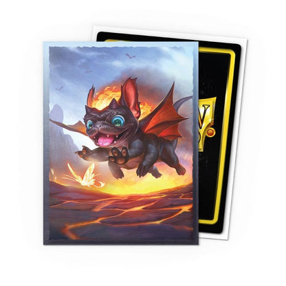 Dragon Shield Sleeves - Limited Edition Brushed Art: Spirit Animals – Wufdragon 100CT Card Sleeves - Textured Back - Compatible with Magic The Gathering, Pokémon, and Yugioh TCG & LCG - Top Loader 2