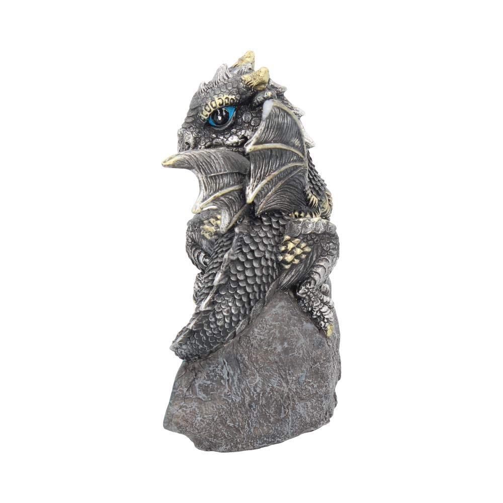 Blue Nest Guardian Dragon Figurine 13cm 4