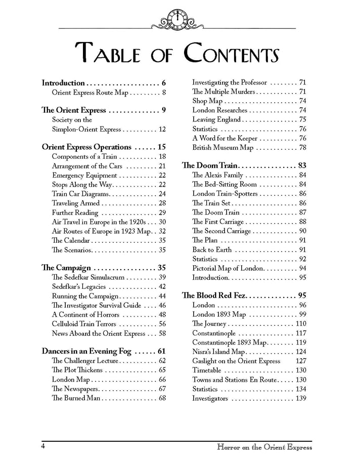 Call of Cthulhu Horror on the Orient Express Roleplaying Game by Chaosium 5