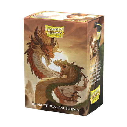 Dragon Shield: Wood Snake 2025-100CT Matte Dual Art Card Sleeves - Compatible with Magic The Gathering, Pokémon, and Yugioh TCG & LCG Protection, for Toploaders 2