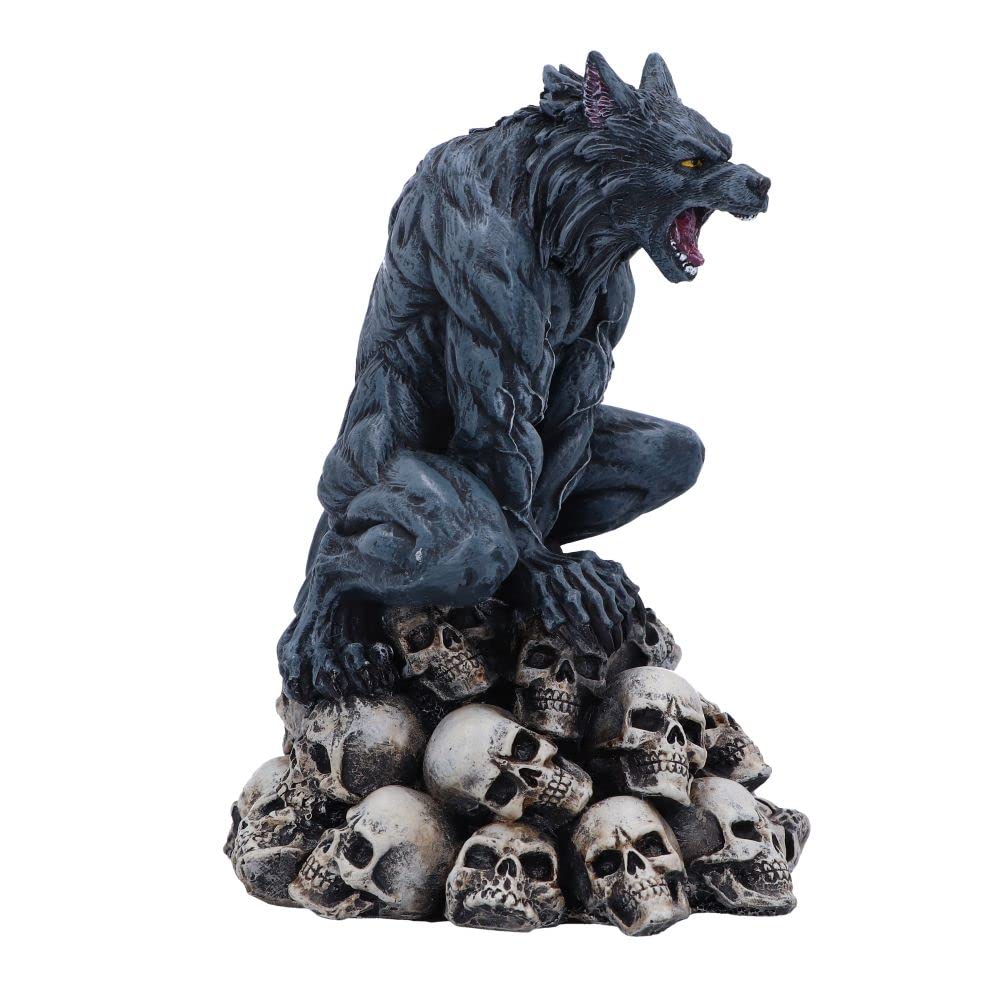 Moon Shadow Werewolf Figurine 15cm Resin Statue 5