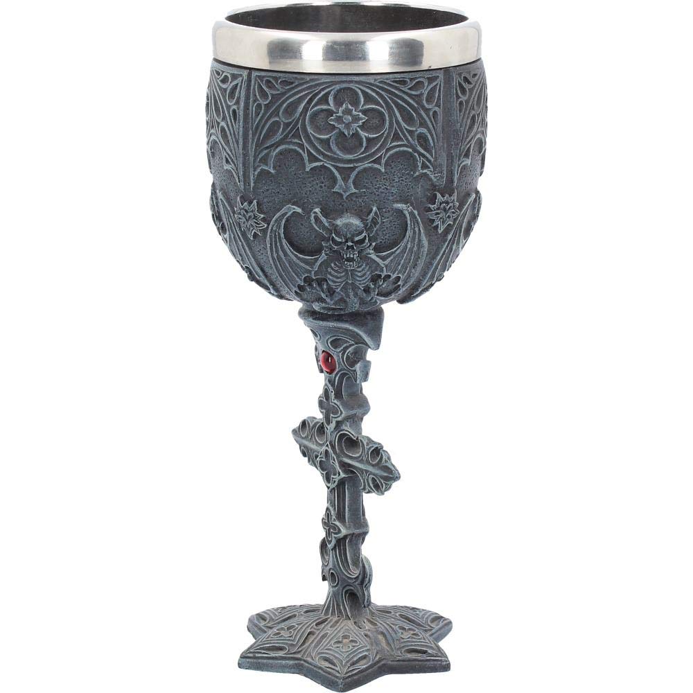 Vampires Goblet Gothic Horror Bat Wine Glass 18.8cm