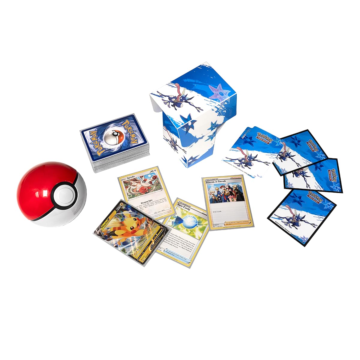 Ultra Pro - Greninja Full View Deck Box® for Pokémon, Rigid Gaming Card Protection Accessory Solution Storage Container Deck Divider Included Full-color Artwork 2