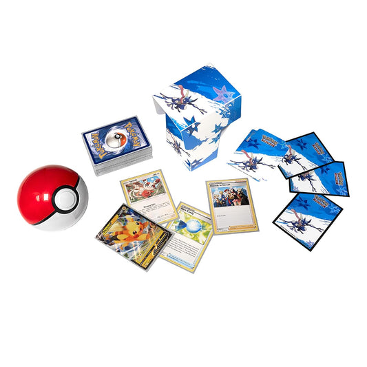 Ultra Pro - Greninja Full View Deck Box® for Pokémon, Rigid Gaming Card Protection Accessory Solution Storage Container Deck Divider Included Full-color Artwork 2