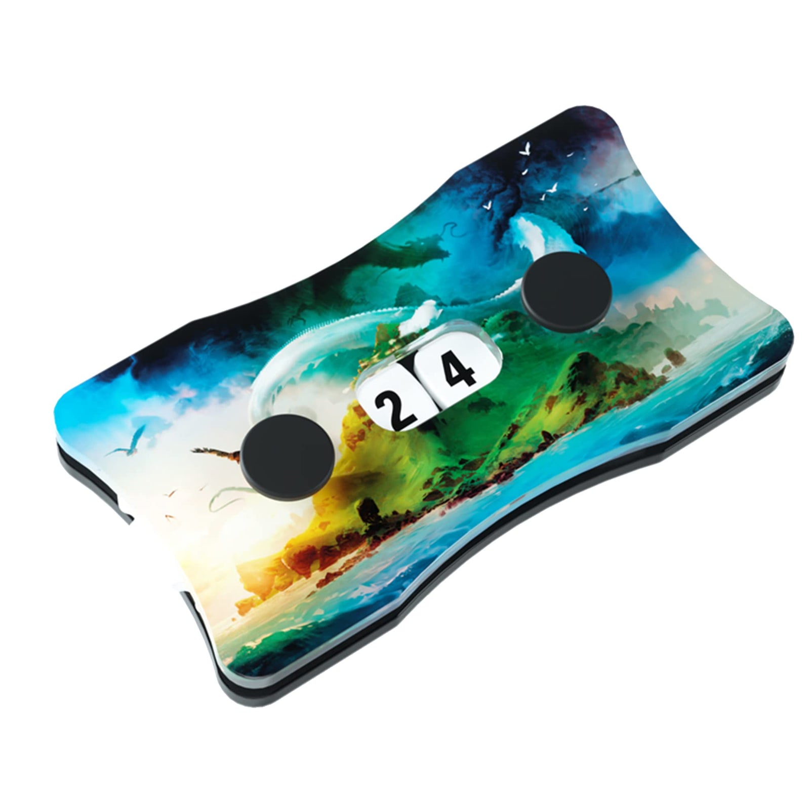 Gamegenic Life Counters Double Dials Island Design Count Life or Victory Points 2