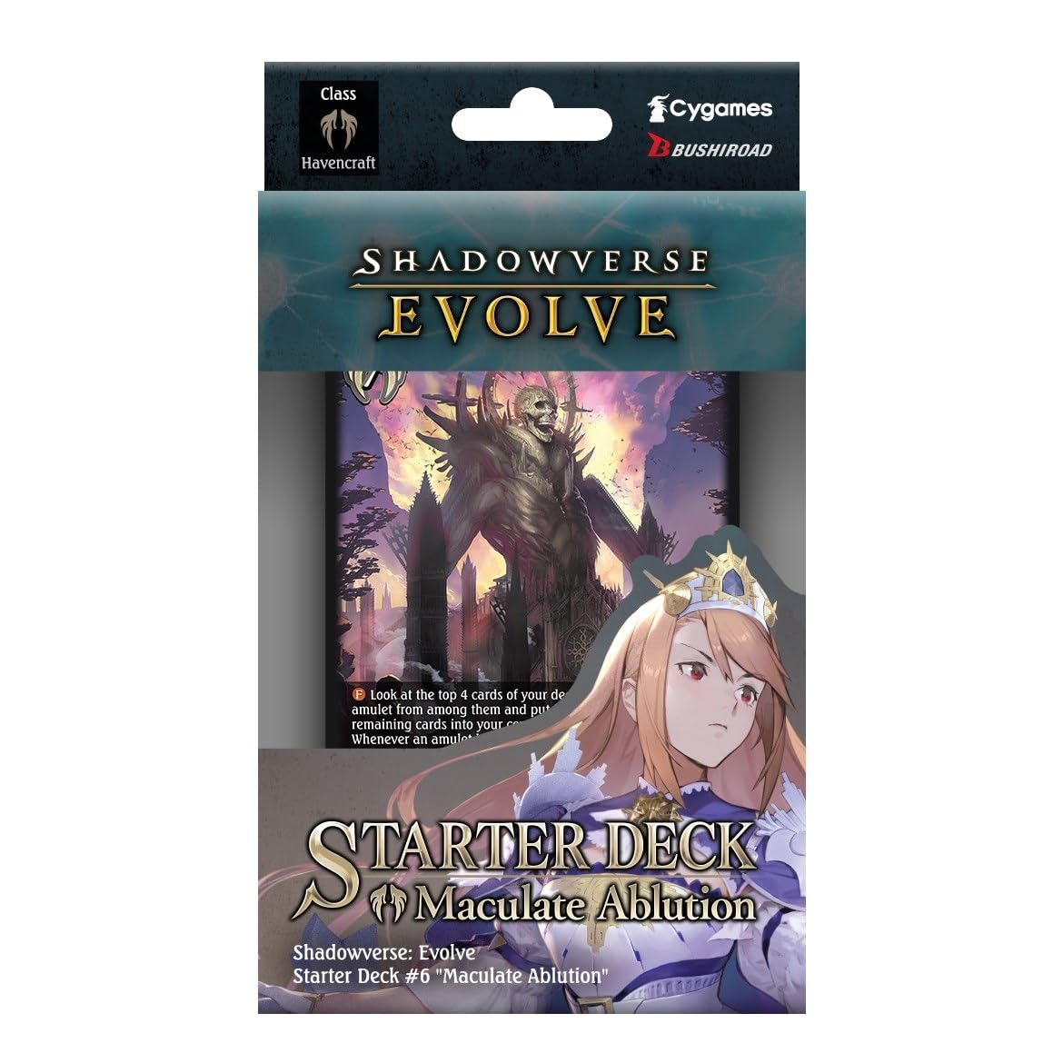 Shadowverse Evolve Starter Deck: Maculate Ablution - SD06: Maculate Ablution (SD06) 1