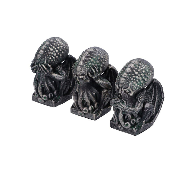 Three Wise Cthulhu Figurines 7.6cm