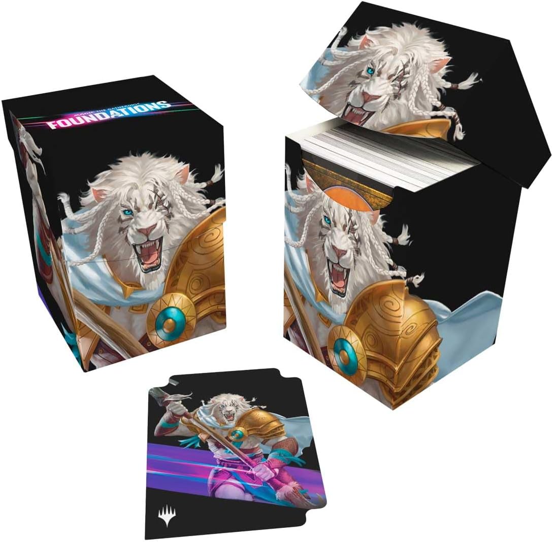 Magic The Gathering Foundations 100 Deck Box Light 3