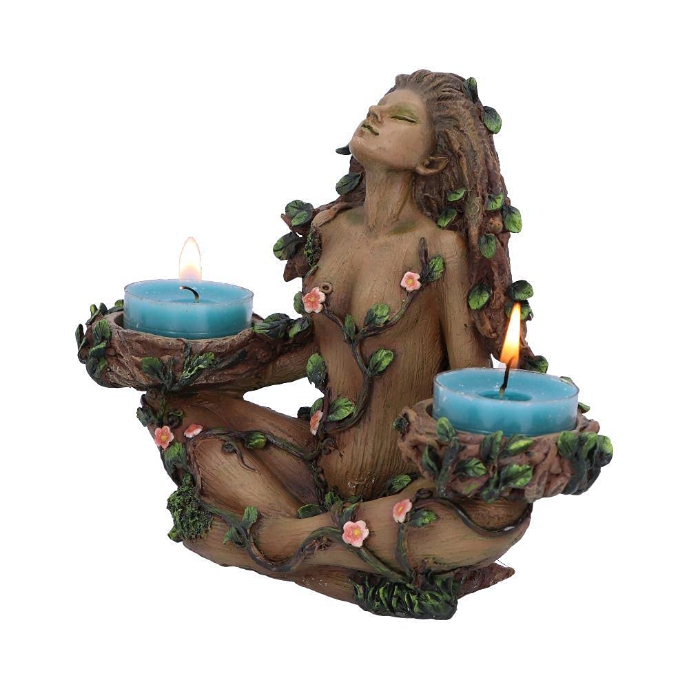 Balance of Nature Female Tree Spirit Tealight Candle Holder 19cm