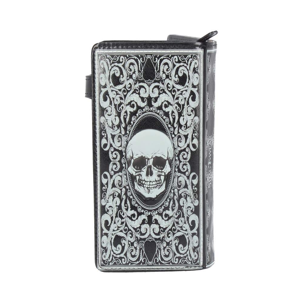 Skull Tarot Card Purse Embossed Wallet 18.5cm