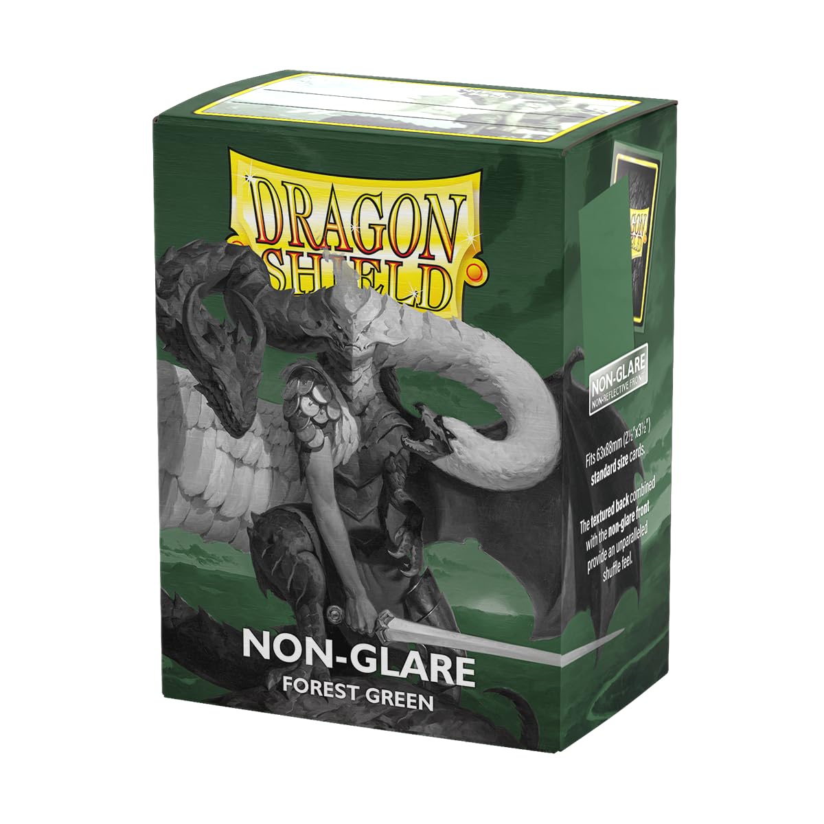 UNIT Dragon Shield Matte Non Glare Sleeves Standard Size Forest Green 100 Gaming Accessory by Arcane Tinmen 1