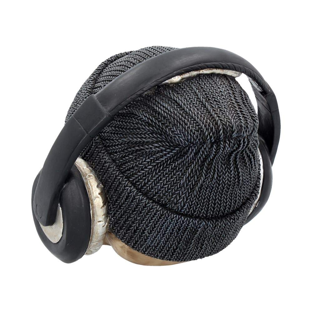 Dead Beat Headphones Skull 17cm Grey