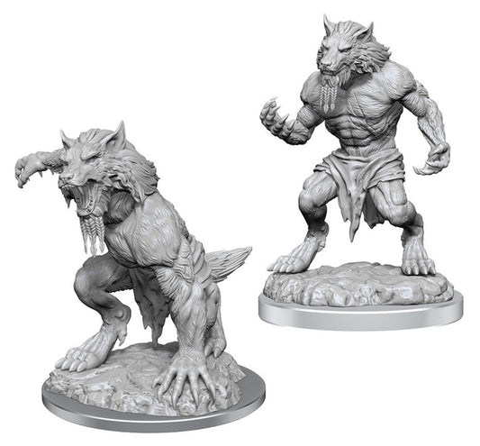 Fey Werewolves Critical Role Unpainted Miniatures W3 Miniature Game by Wiz Kids 1