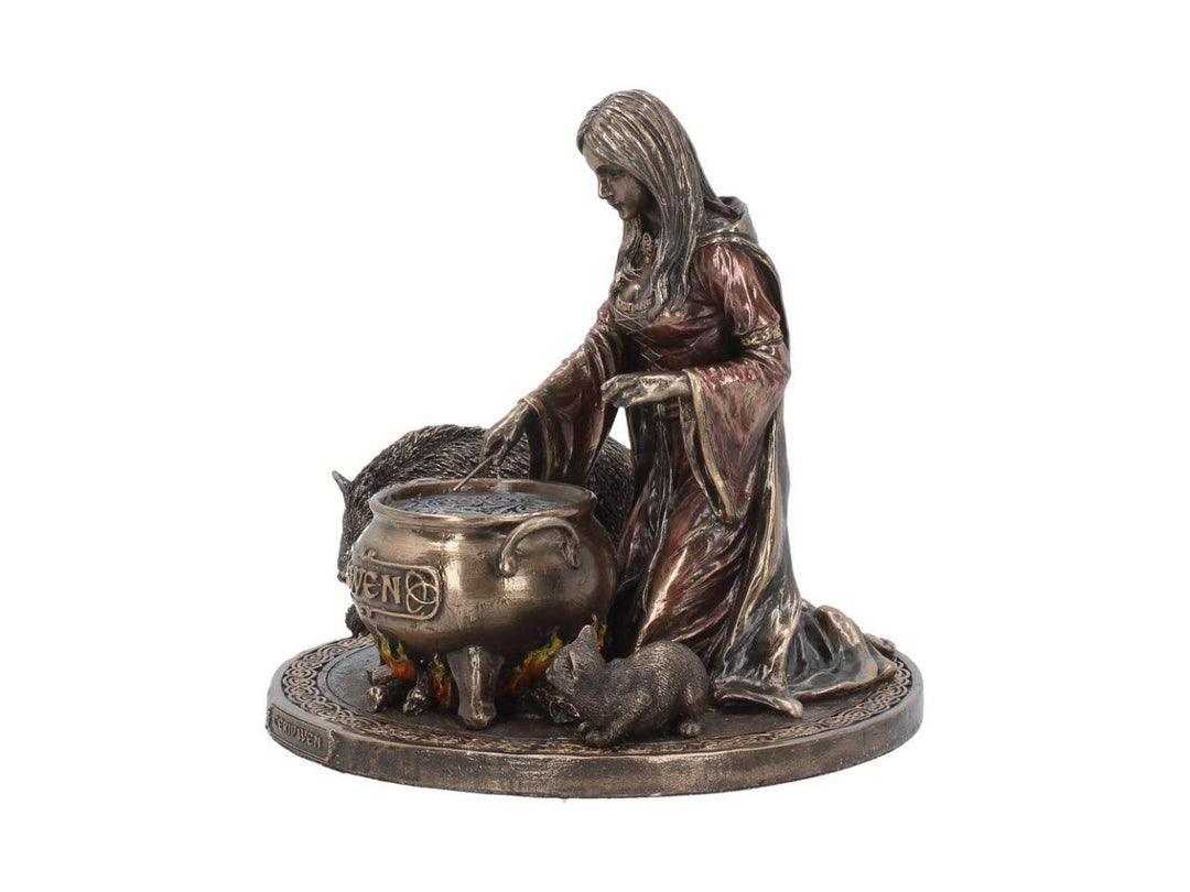 Bronze Welsh Goddess Ceridwen Figurine 17cm