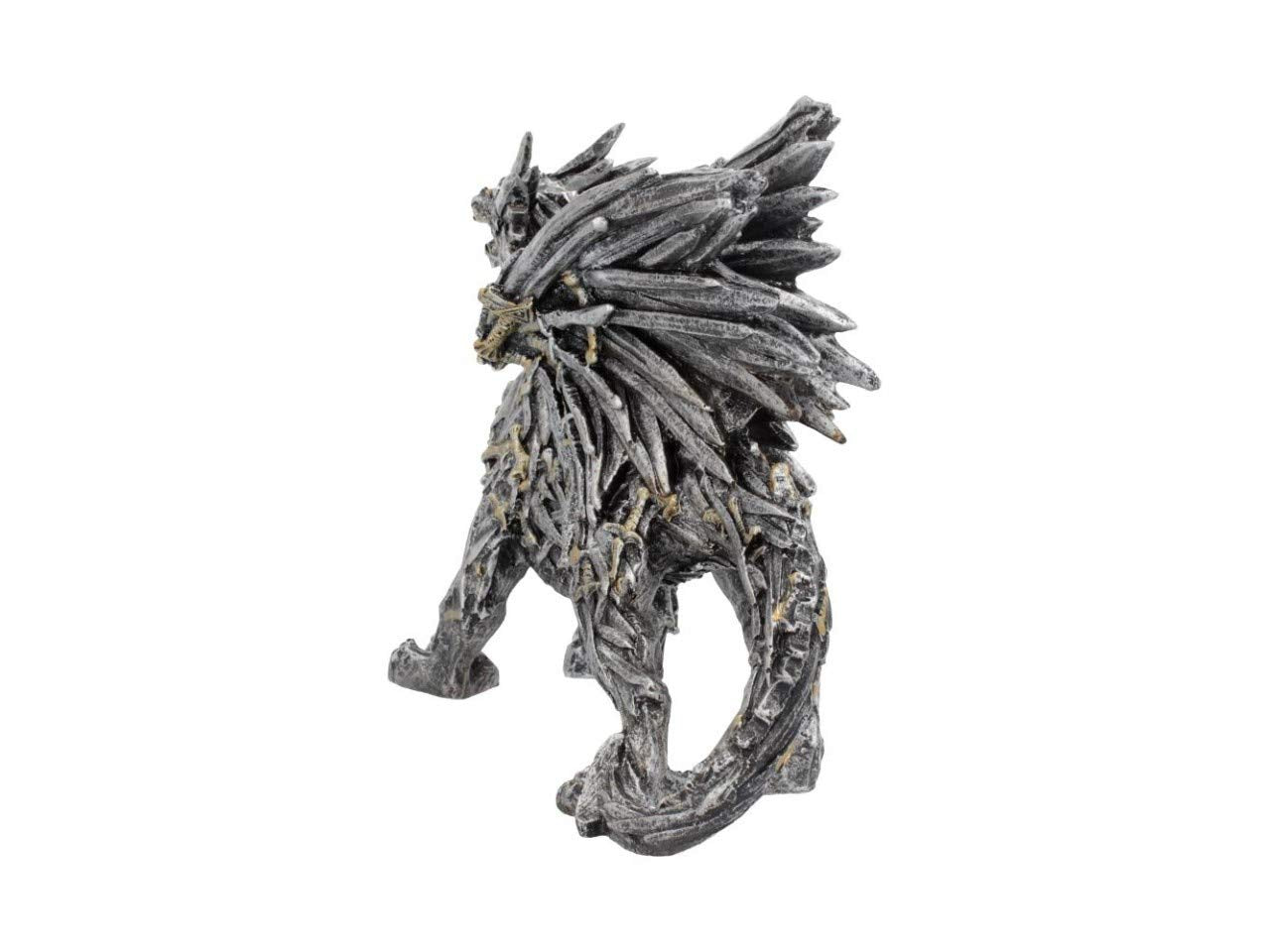 Swordwing Silver Dragon Sword Blade Figurine Small 20.5cm 2