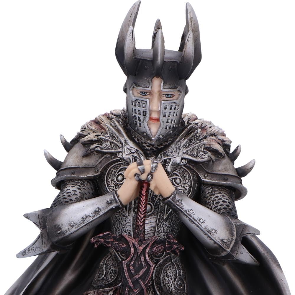 Knight of the Fallen Gothic Armoured Figurine with Skull Base 32cm 5