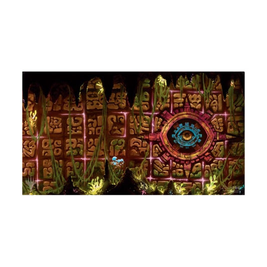 Ultra PRO - MTG The Lost Caverns of Ixalan, Ixalan Ruins Holofoil Playmat for Magic: The Gathering Use as Oversize Mouse Pad, Desk Mat, Gaming Playmat, TCG Card Game Playmat, Protect Cards 1
