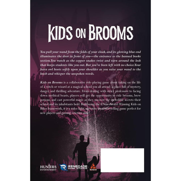 Renegade Game Studios Kids on Brooms Roleplaying Game for 2 to 6 Players Aged 12 & Up, Powered by Kids on Bikes