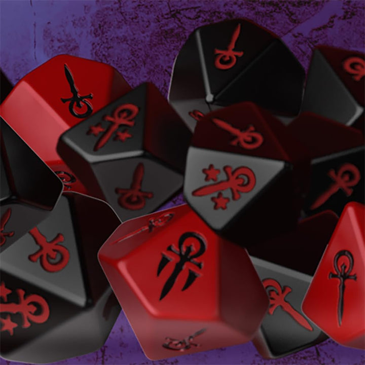 Renegade Games Studios Vampire: The Masquerade Dice Set - for Vampire: The Masquerade Roleplaying Game, New 5th Edition Dice Set