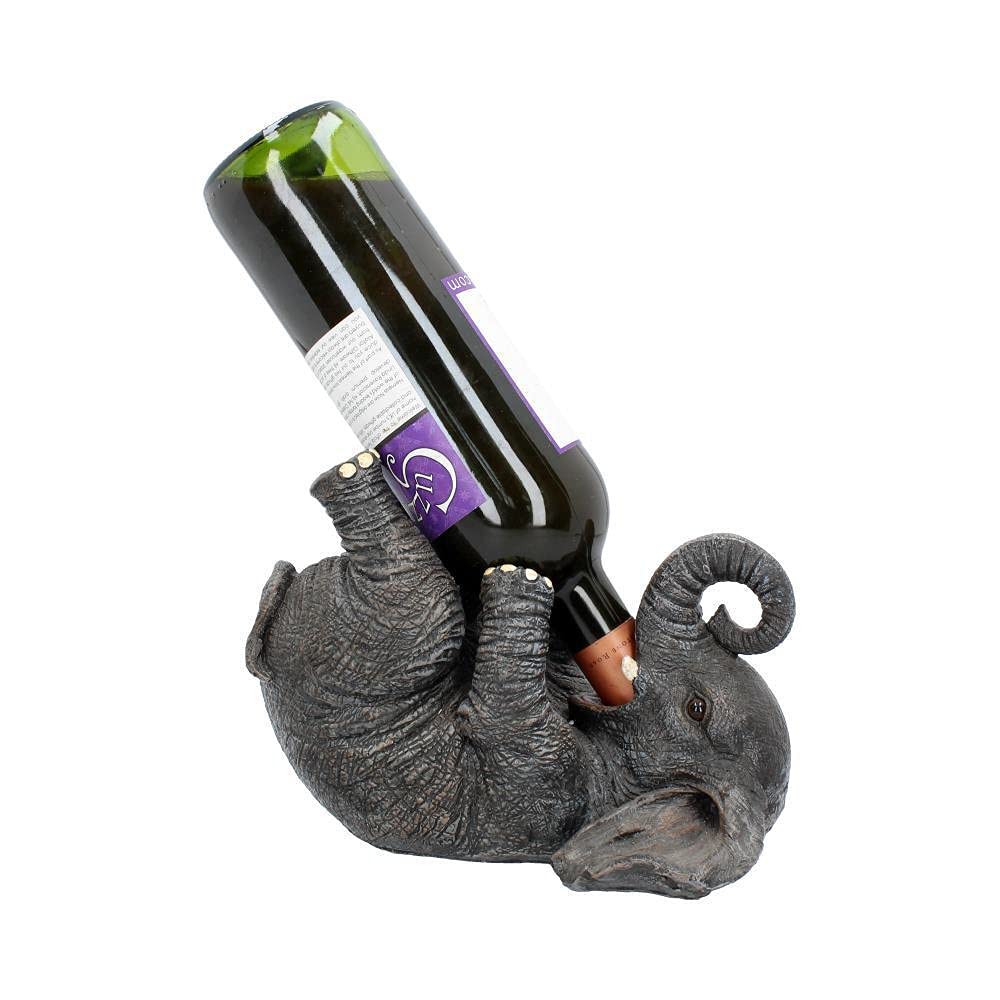 Grey Elephant Guzzler Wine Bottle Holder Guzzlers 23cm 7